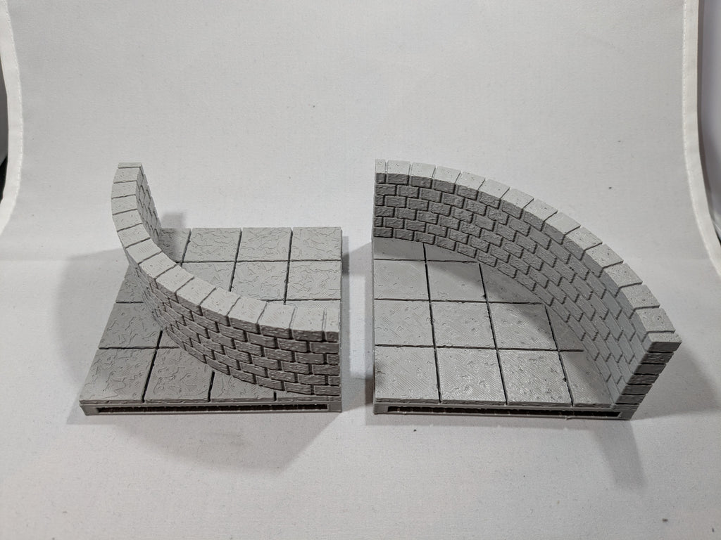 Cut Stone curved wall (OpenLOCK system)