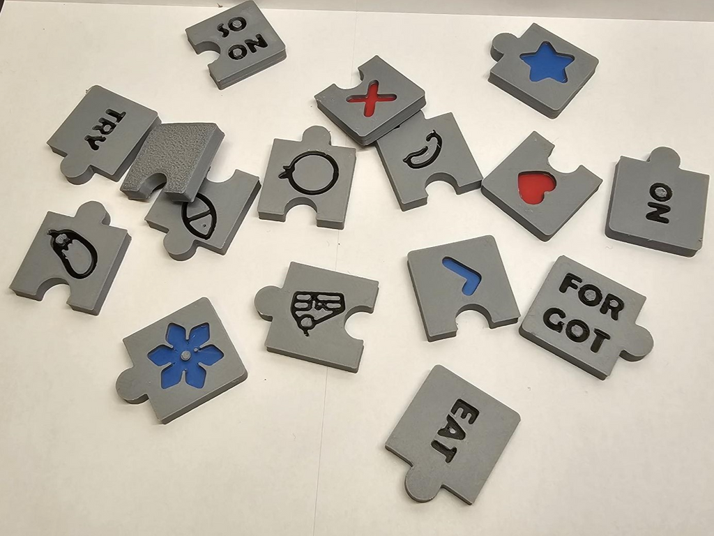 Puzzle Fridge Note magnets
