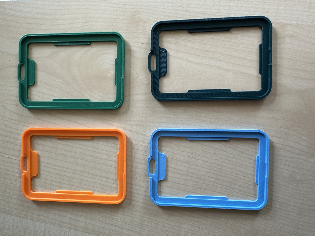 Snap fit badge holder standard creditcard size