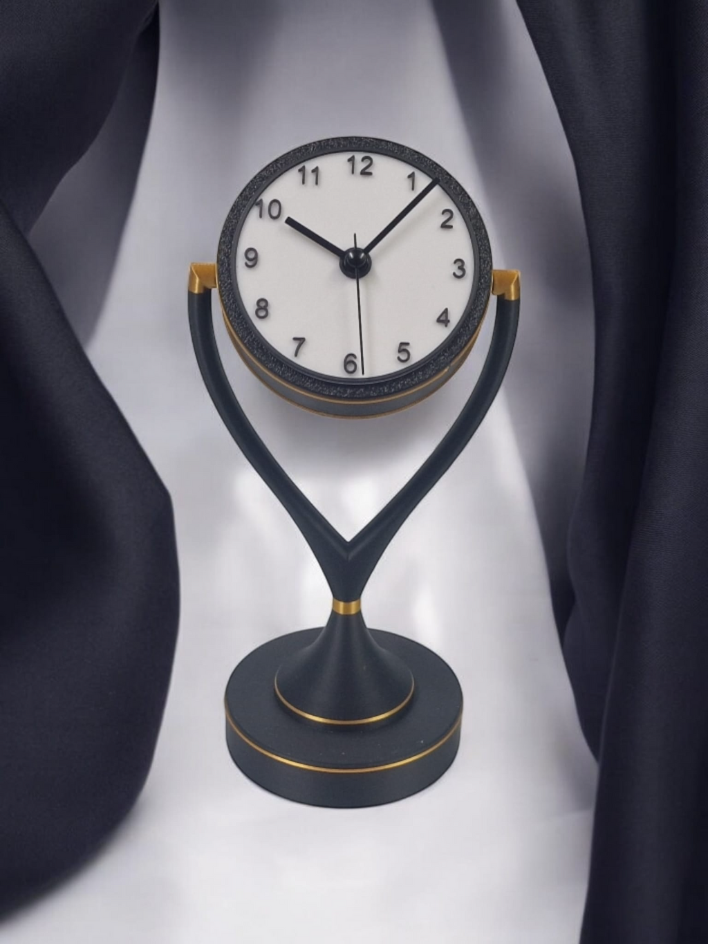 Elegant Desk Clock - contemporary Art Deco style