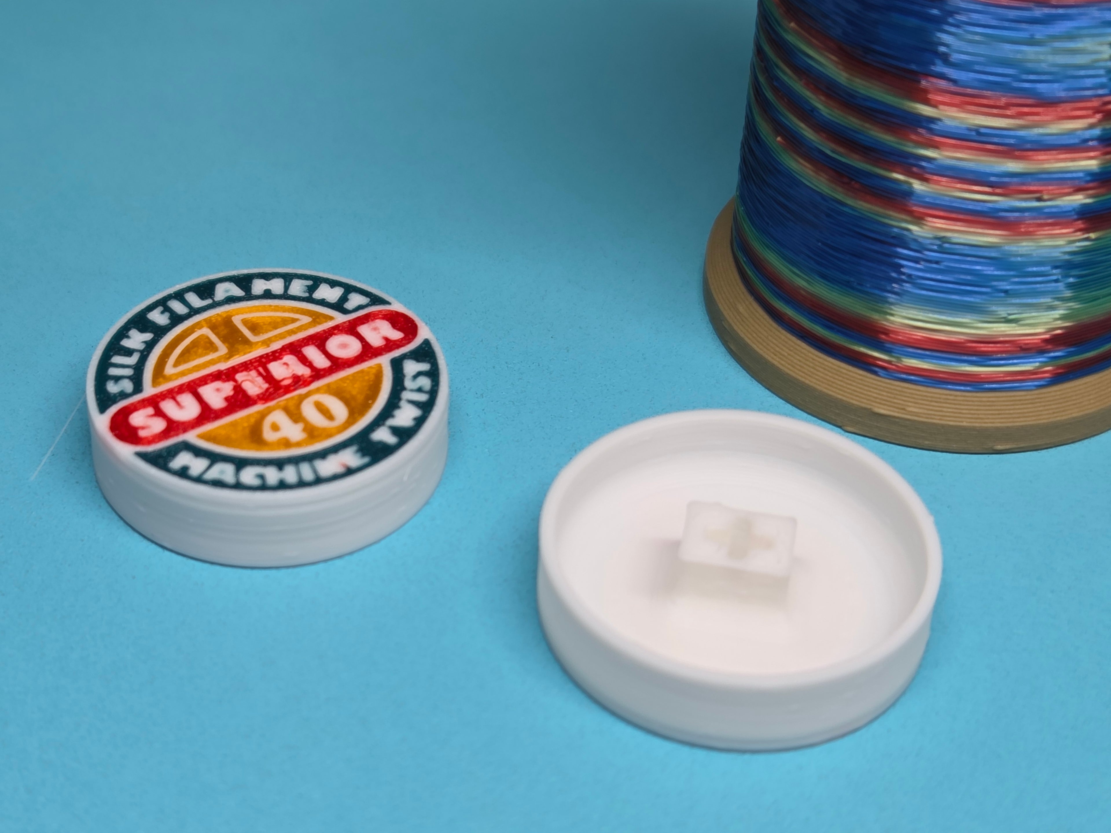Spool of Silk Thread DOUBLE END CLICKER Fidget