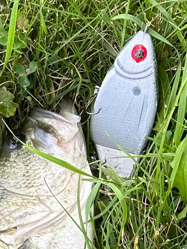 "HyperShad" Swimbait/Glidebait Fishing Lure