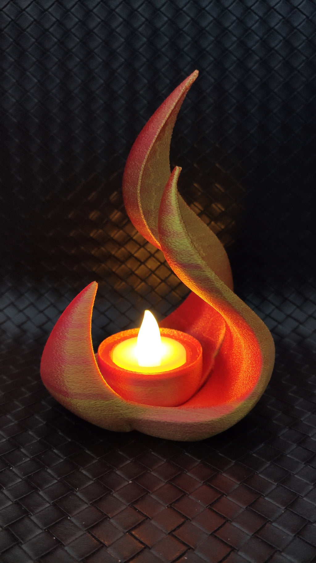 Wild Flame - LED tea light holder - no supports