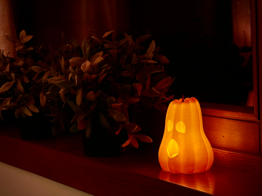 Halloween Pumpkin tea_light Lantern