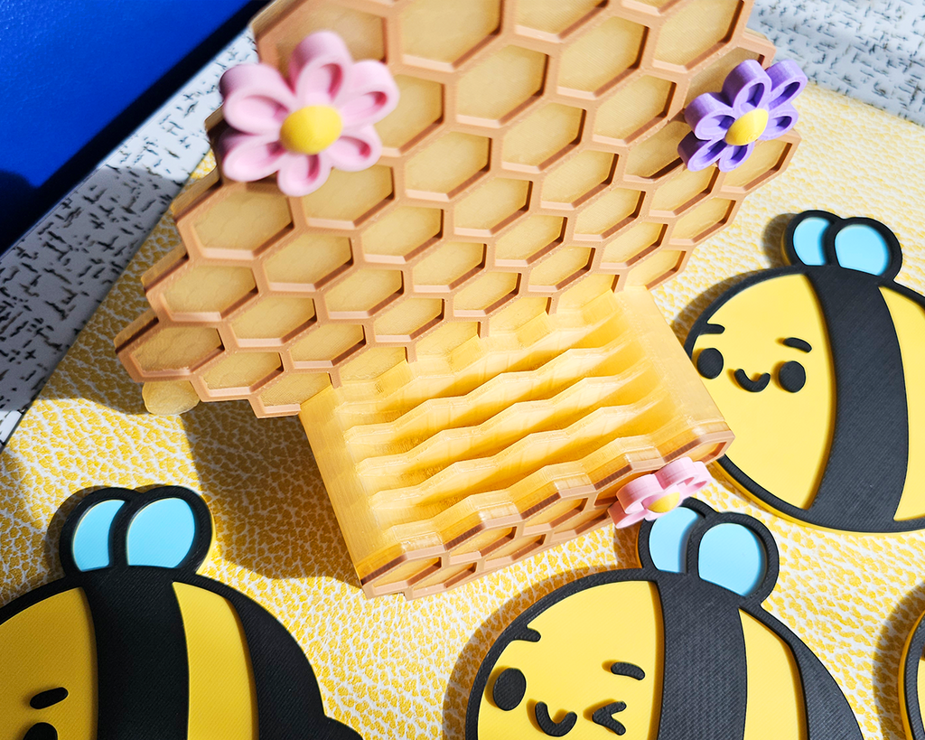 Honey Bee Coaster Set