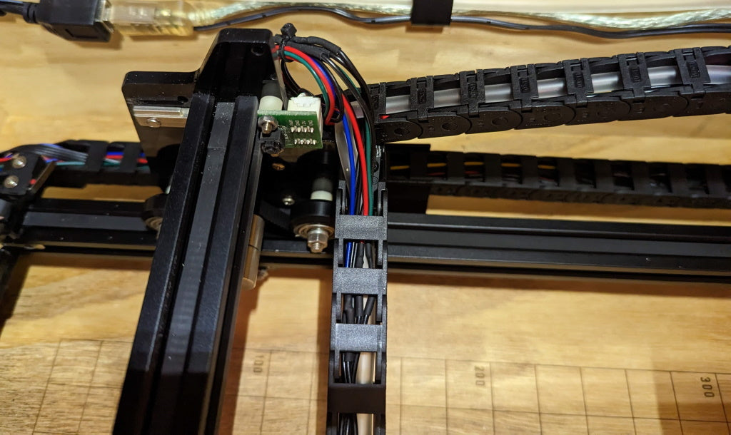 Ortur Laser Master 2 Drag Chain Mounts