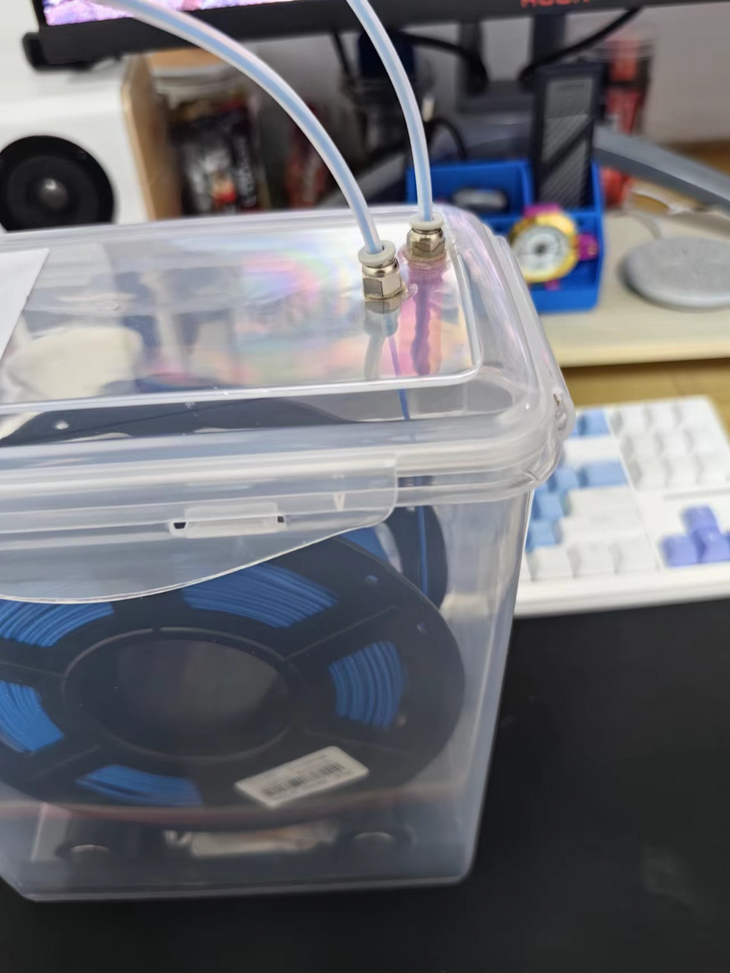 干燥箱铁氟龙管头收纳器（PTFE tube head storage organizer）