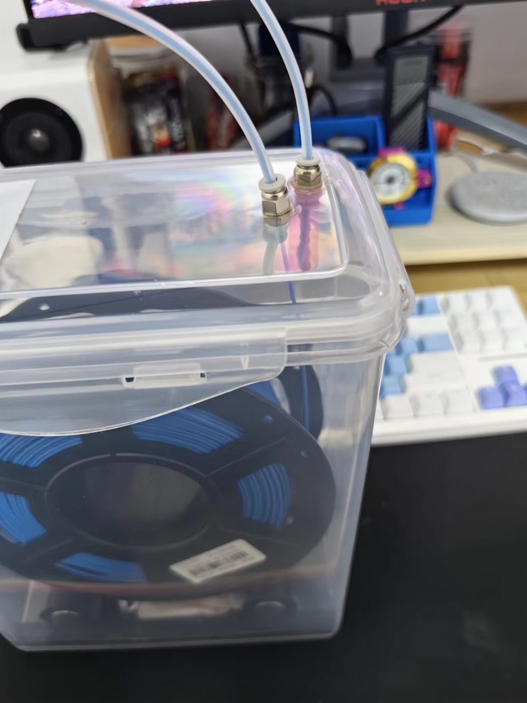干燥箱铁氟龙管头收纳器（PTFE tube head storage organizer）