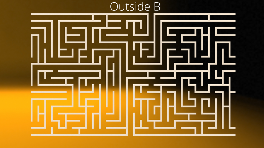 Blind Maze Puzzle Gift Box