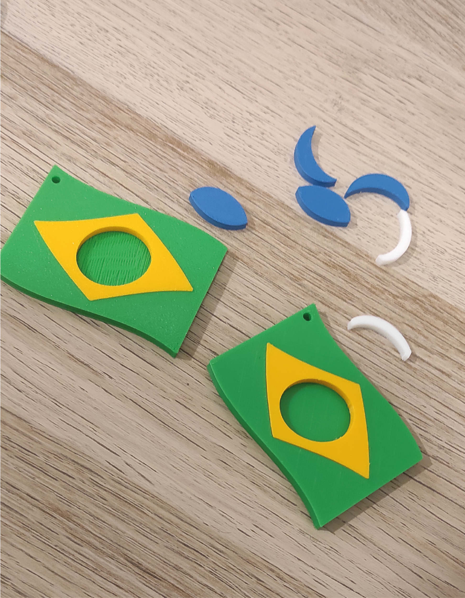 Chaveiro Brasil Multiparte - NO AMS