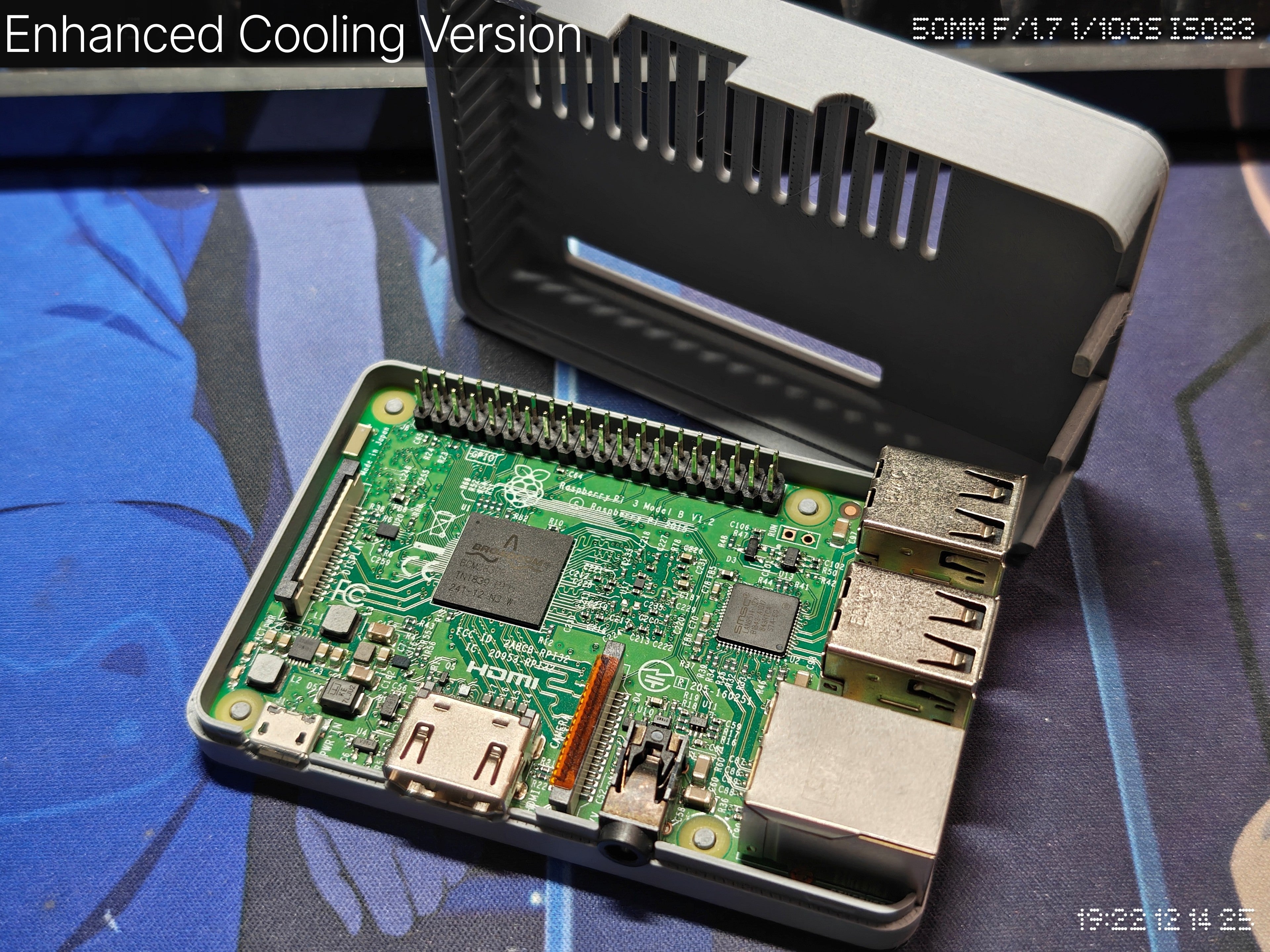 Simplest Raspberry Pi 3B/3B+ Case v2