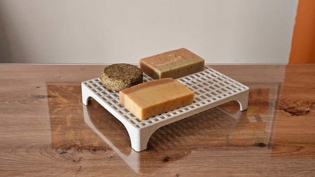 Lattice holder for soap or plants