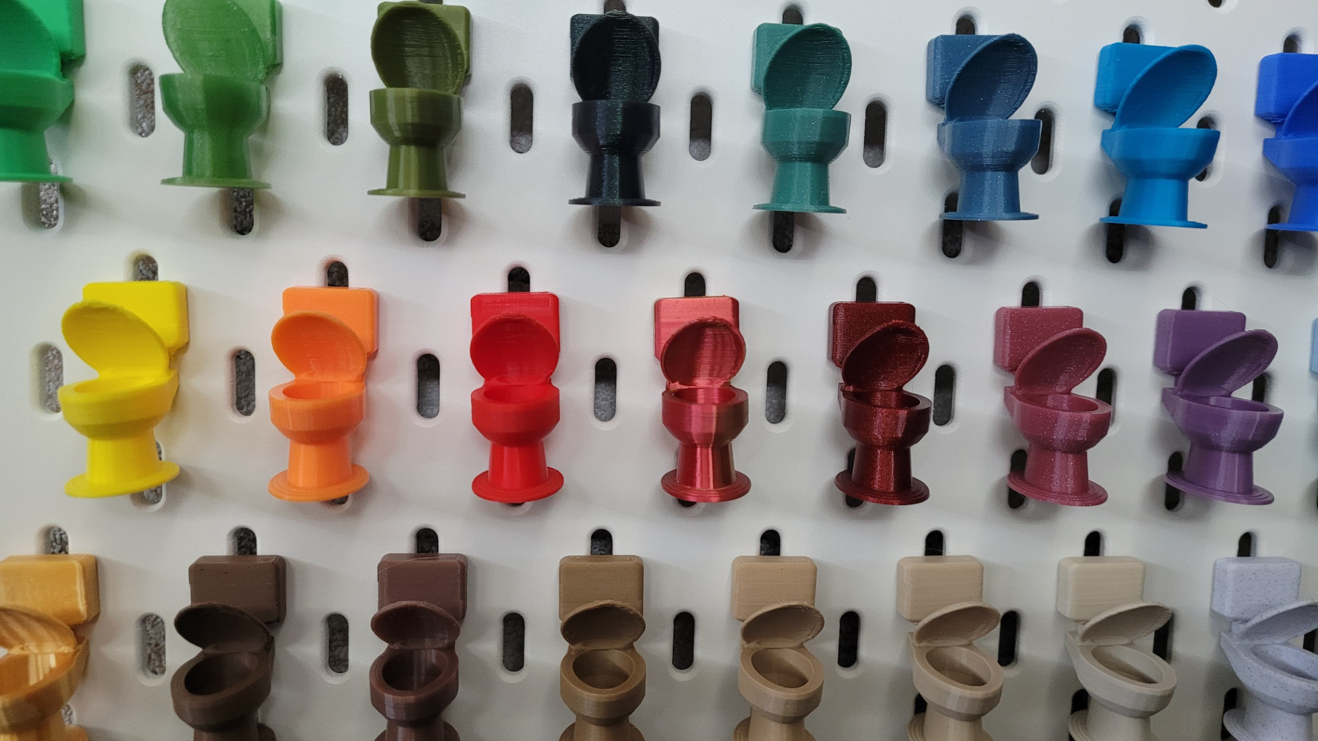 Klo´nchy für IKEA Skadis Wand