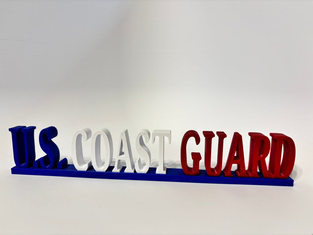 US Military Branch Desk plate