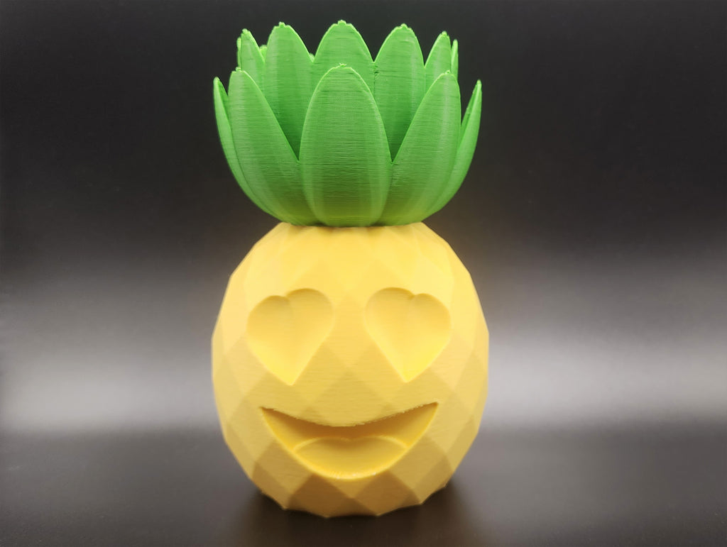 ♡♡ Heart-Eyed Pineapple Planter w/drainage or solid