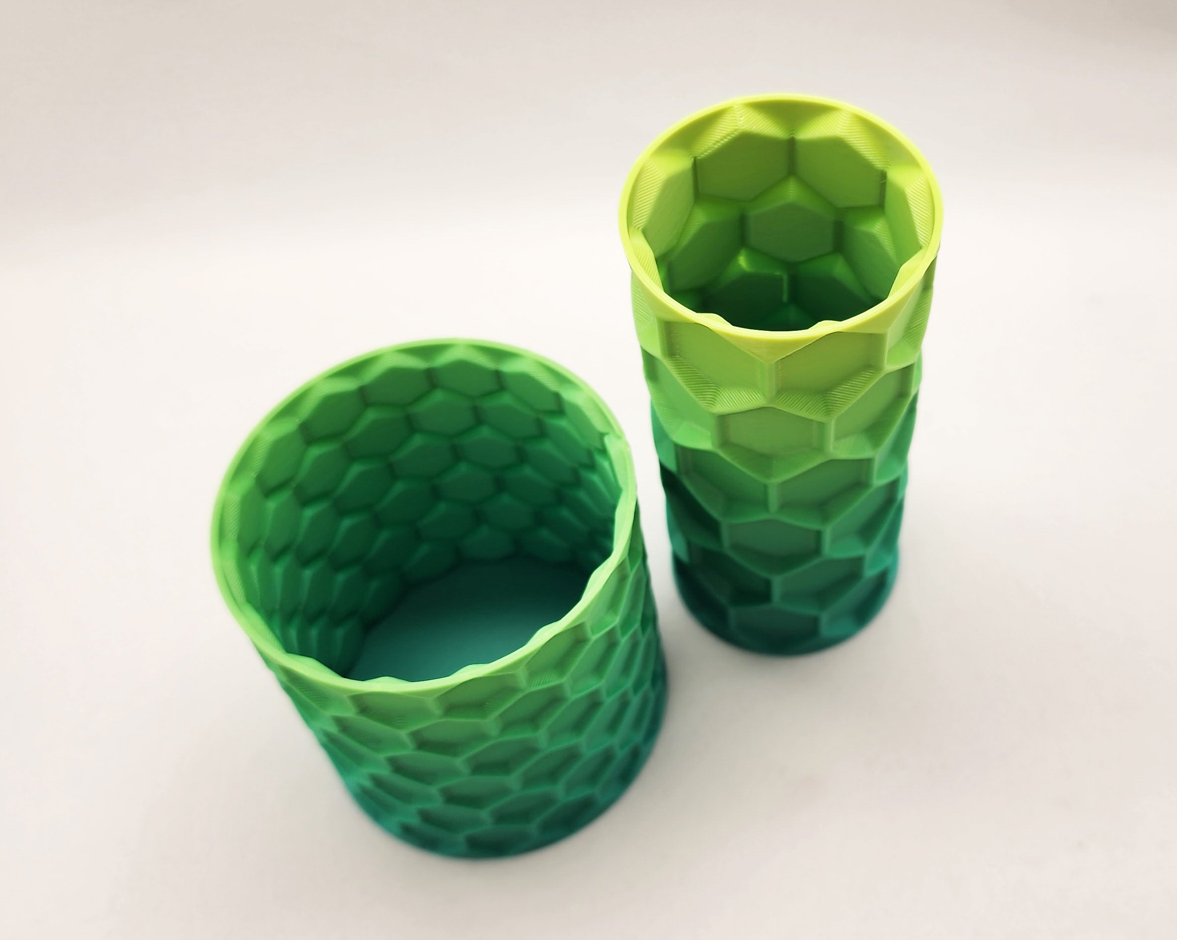 ⬡ Honeycomb Spiral Vases