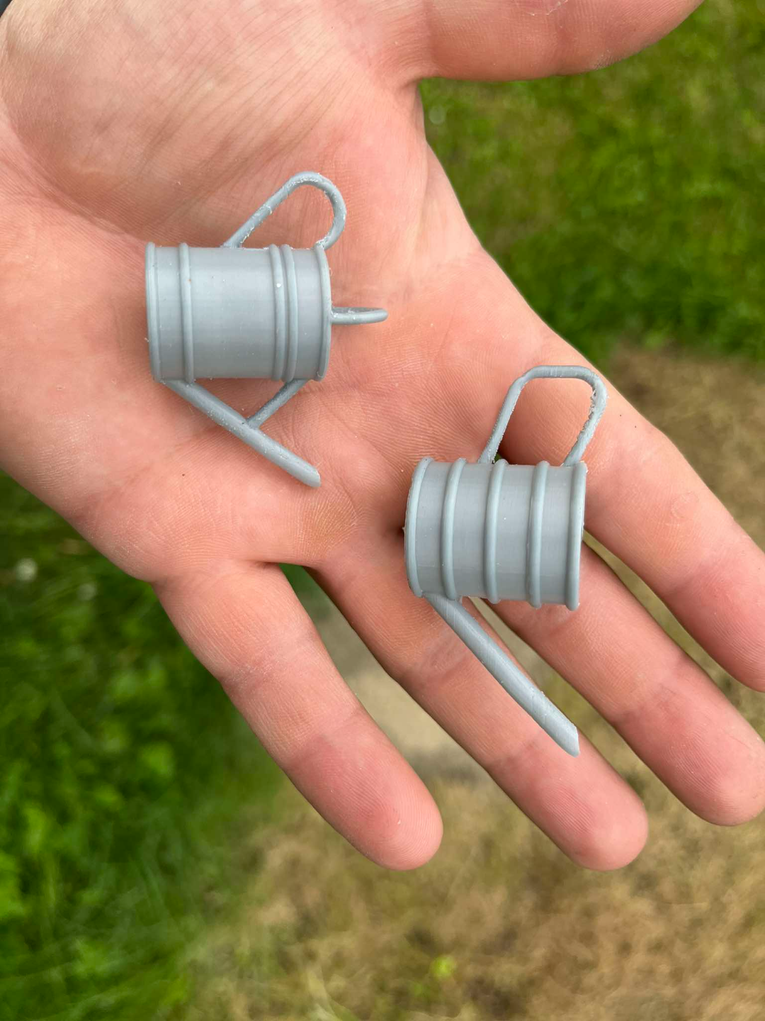 Watering can 1:10 and 1:12, miniature, diorama