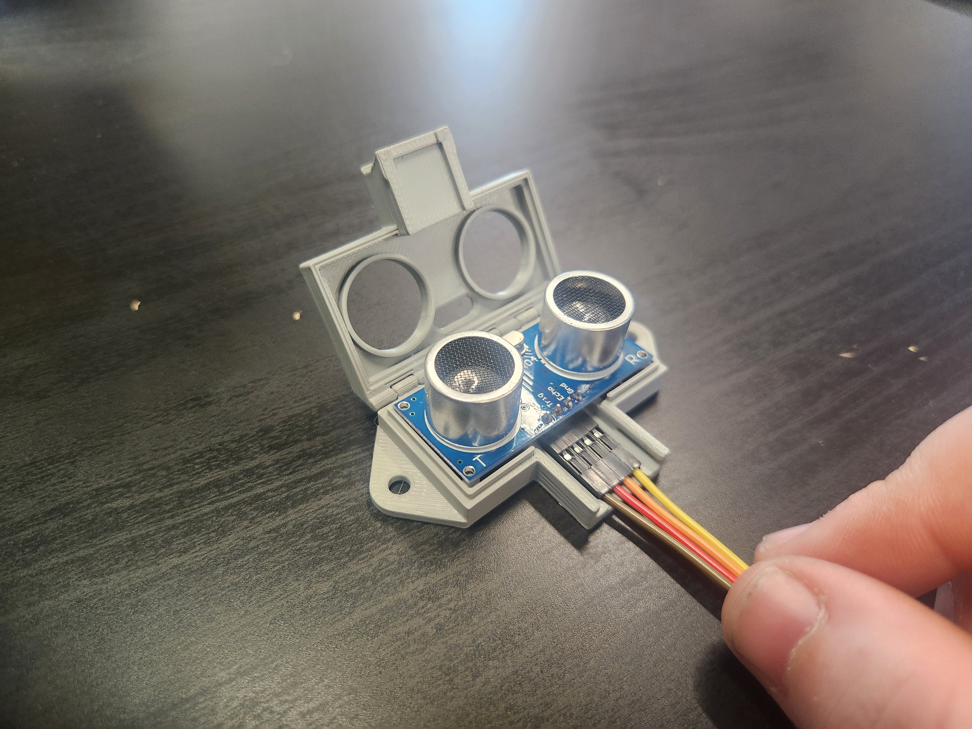 Hinged Case for Ultrasonic Sensor (HC-SR04)