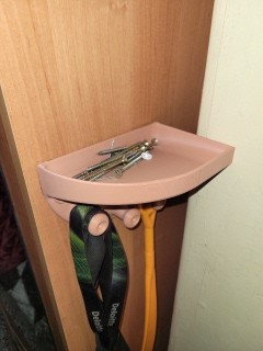 Designer Shelf with Hangers