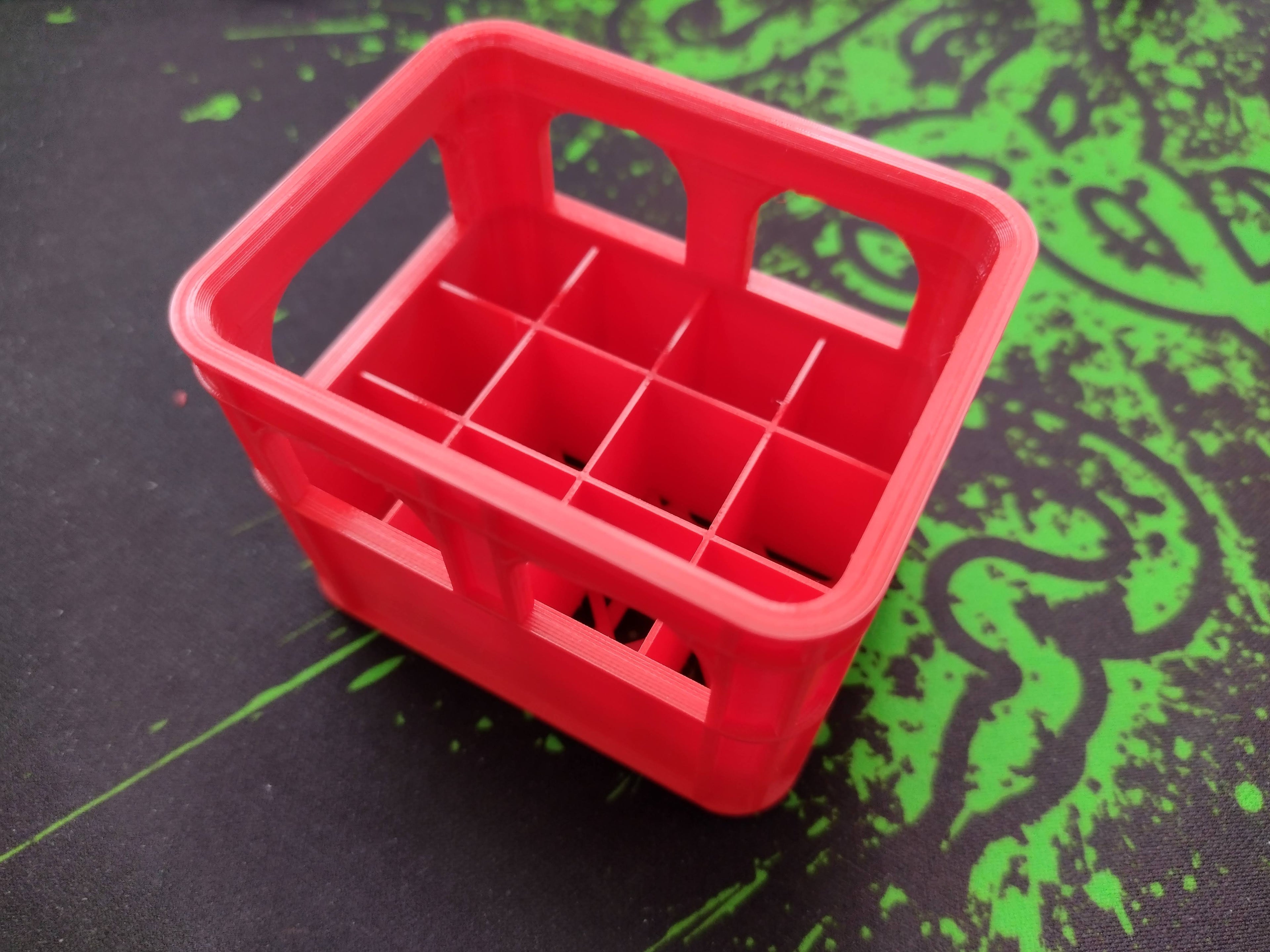 Customizable & stackable beer crate for all types of batteries