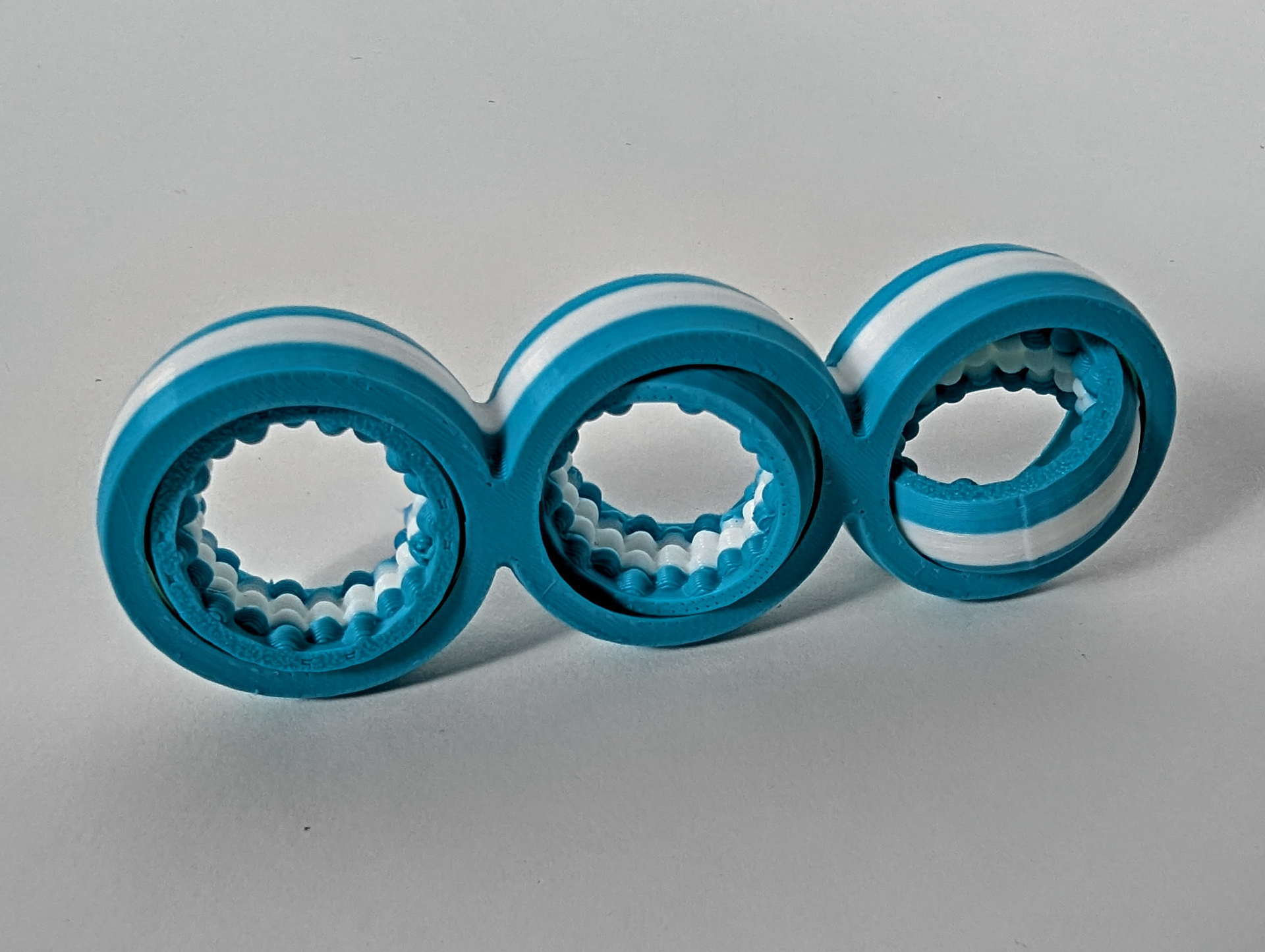 Triple Spinner Fidget Toy (Compact Version)
