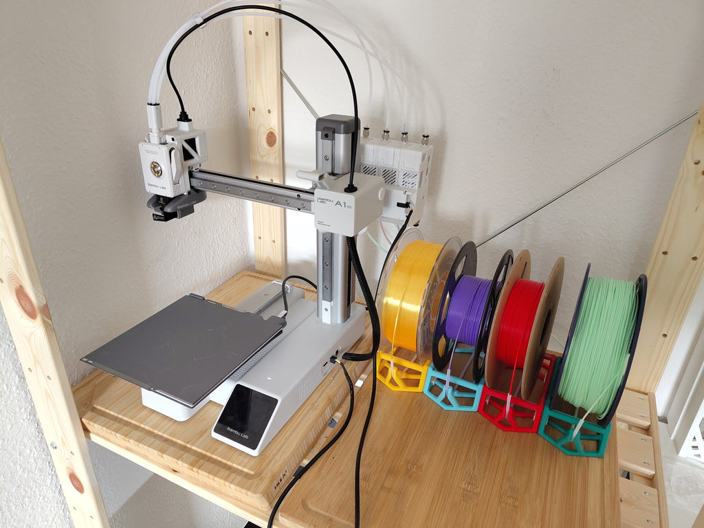 Modular Spool Holder with PTFE Filament Guides