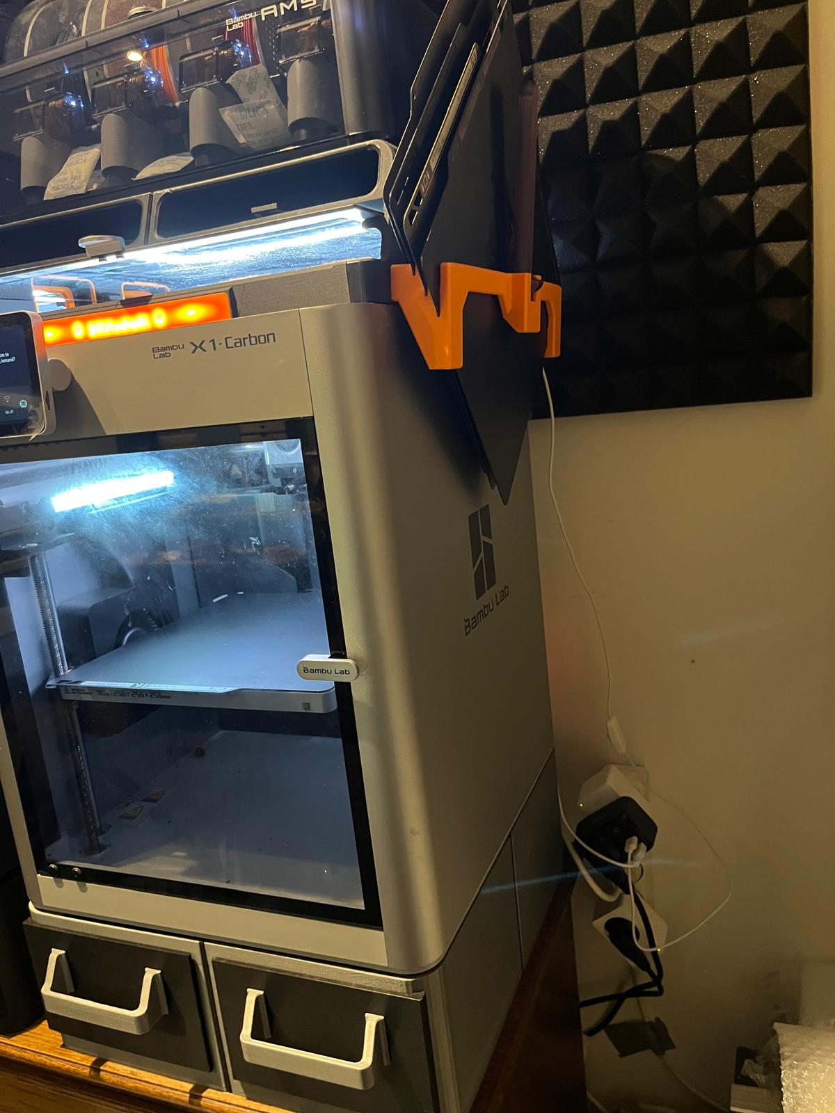 P2S/P1S/X1 Printer Riser, storage, poop