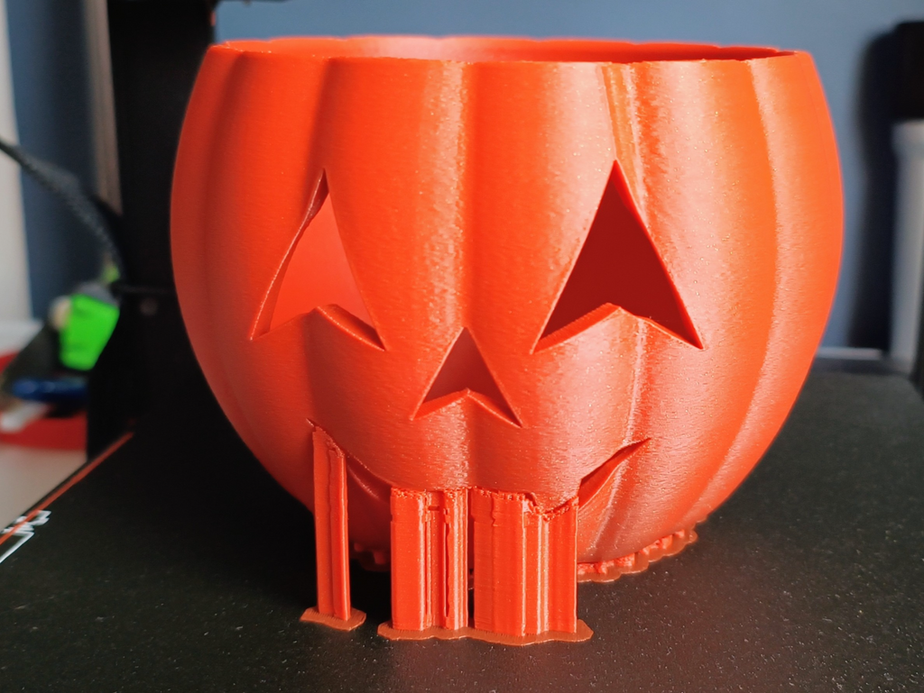 Halloween pumpkin lamp