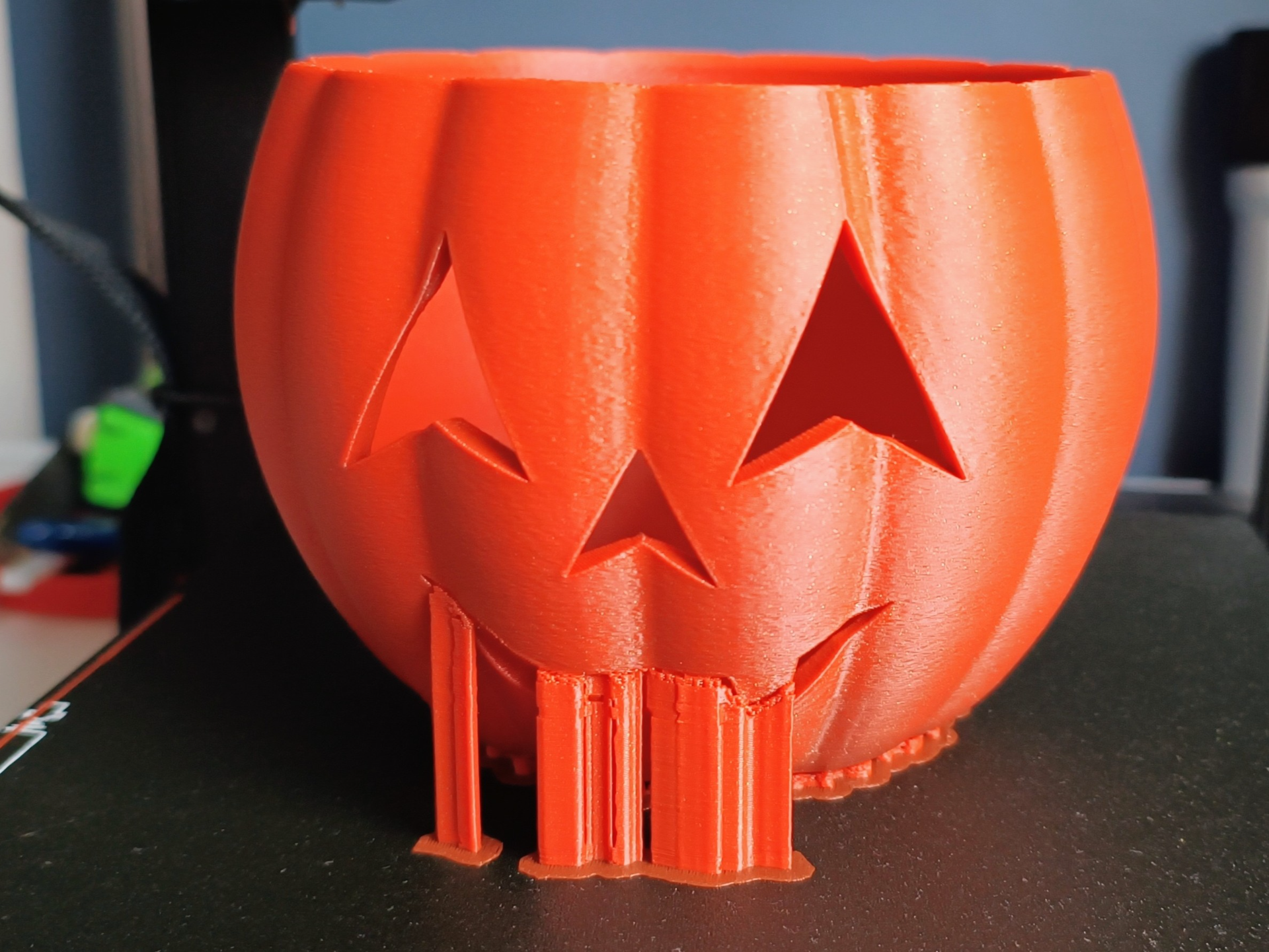 Halloween pumpkin lamp