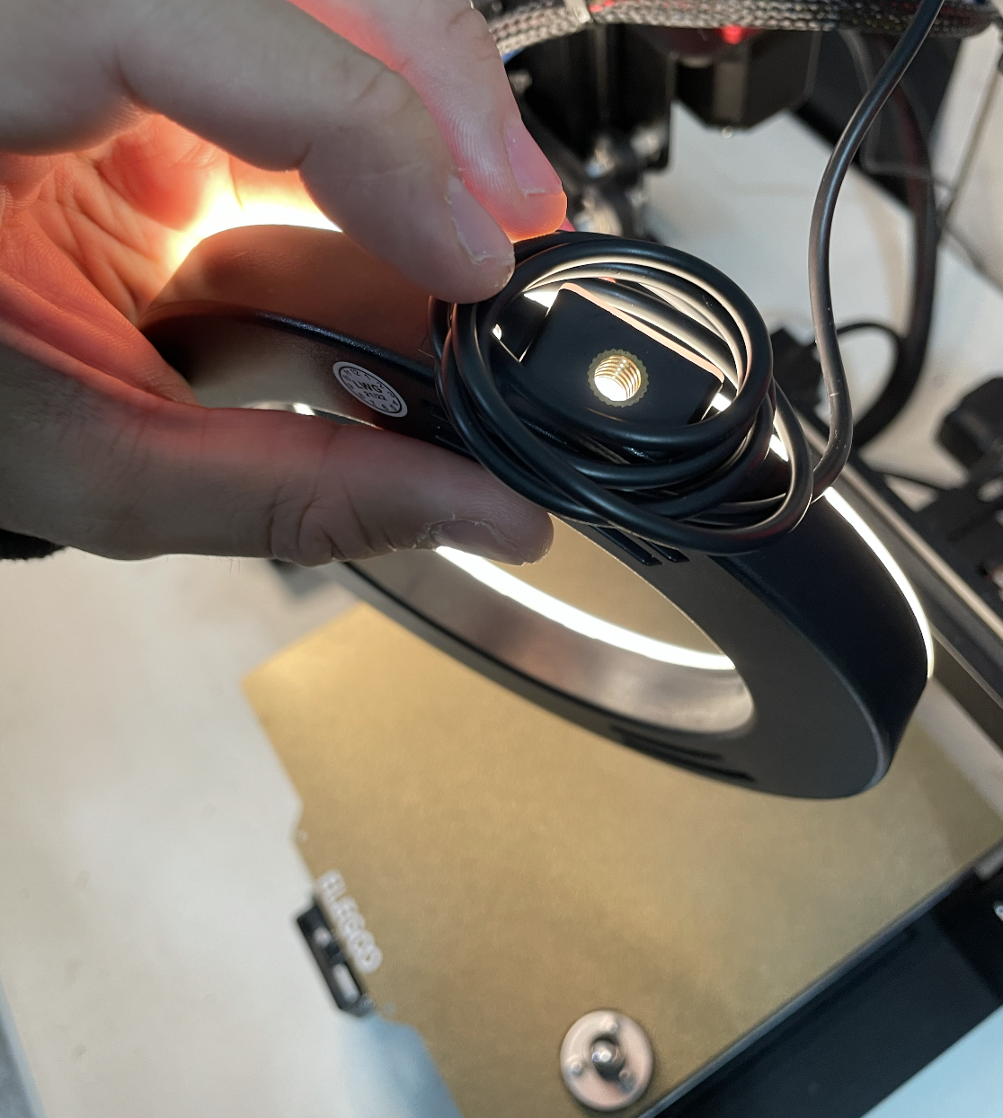 Ring light led Holder for 2020 frame (Ender 3 etc)