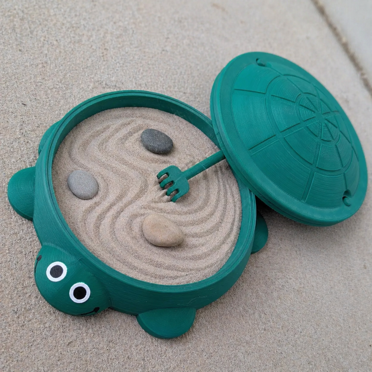 Little Tikes Turtle Mini Sandbox - Zen/ Water Bowl