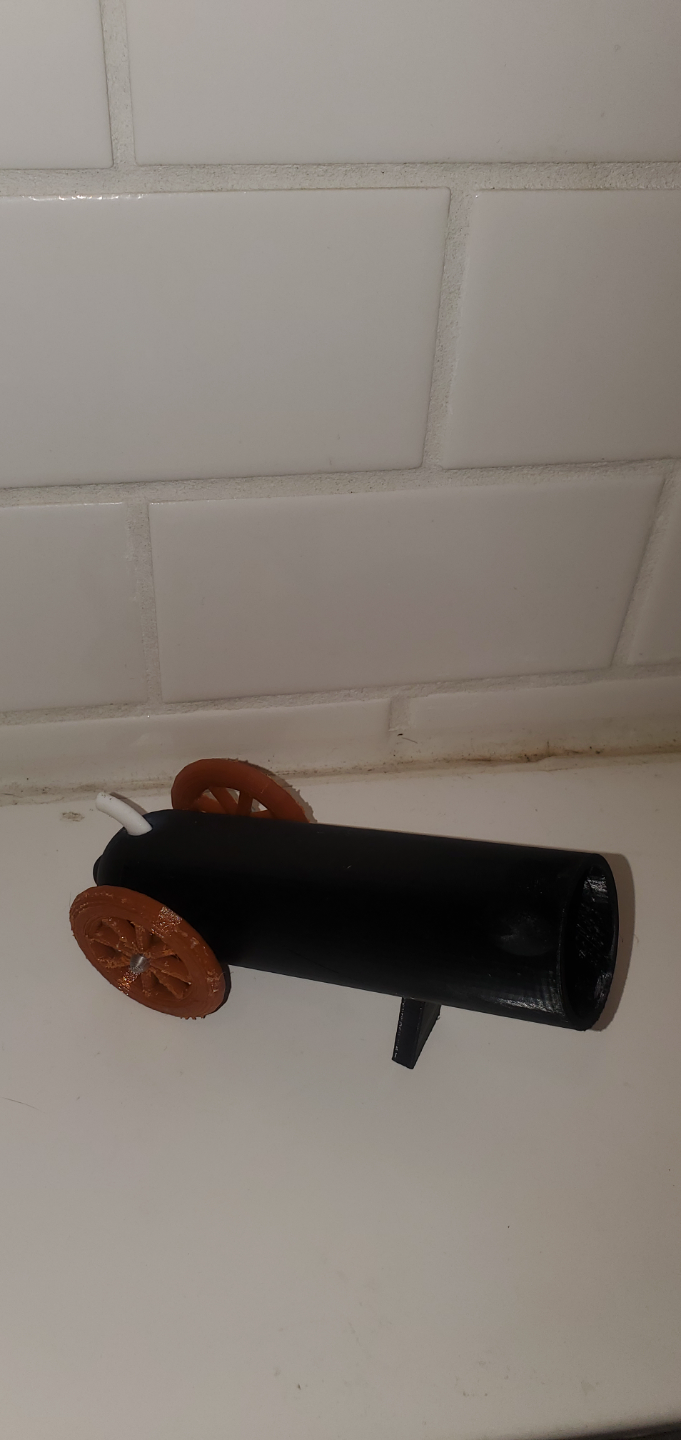 cannon toothbrush holder