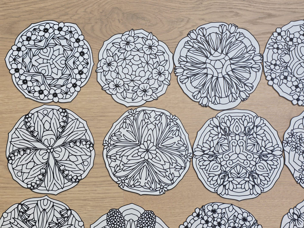 Mandala Coloring Collection Pack