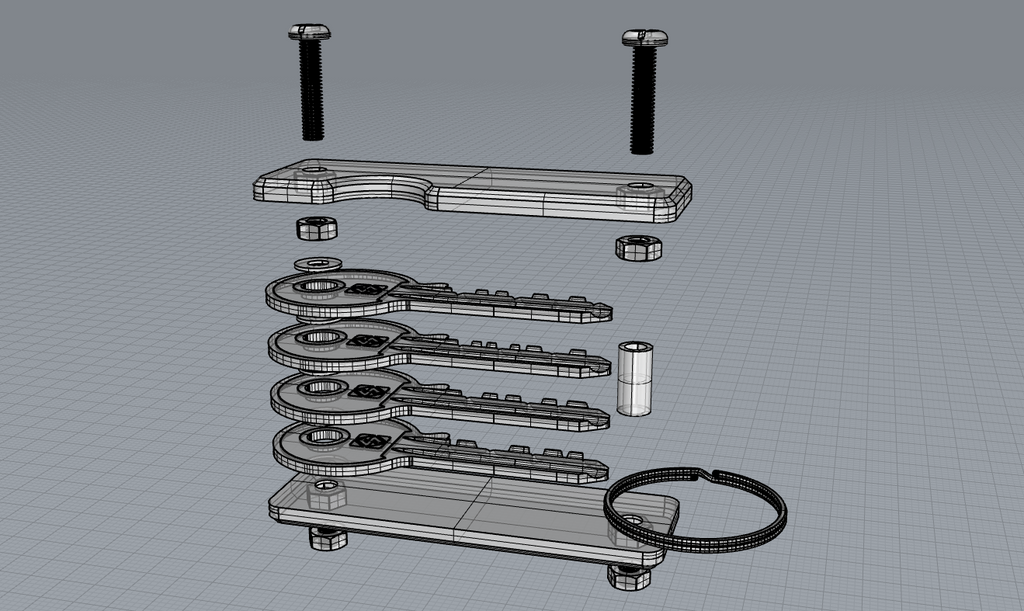 SwissKeyHolder keychain