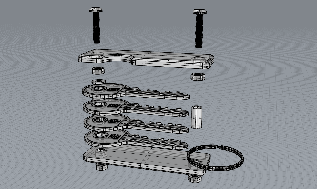 SwissKeyHolder keychain