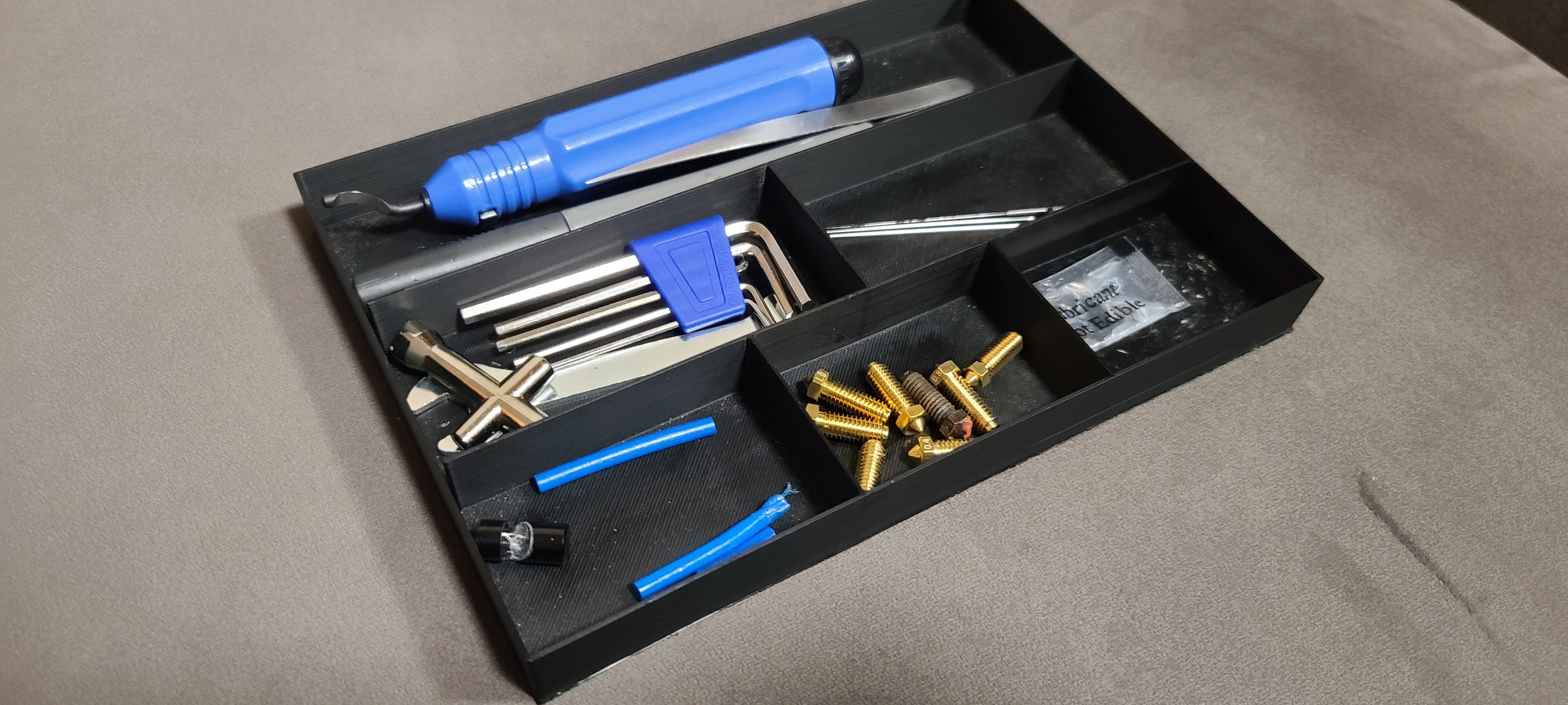 3D Print Tool Tray Nozzle Organize–Modular Storage