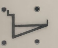 40mm pegboard hooks and shelf