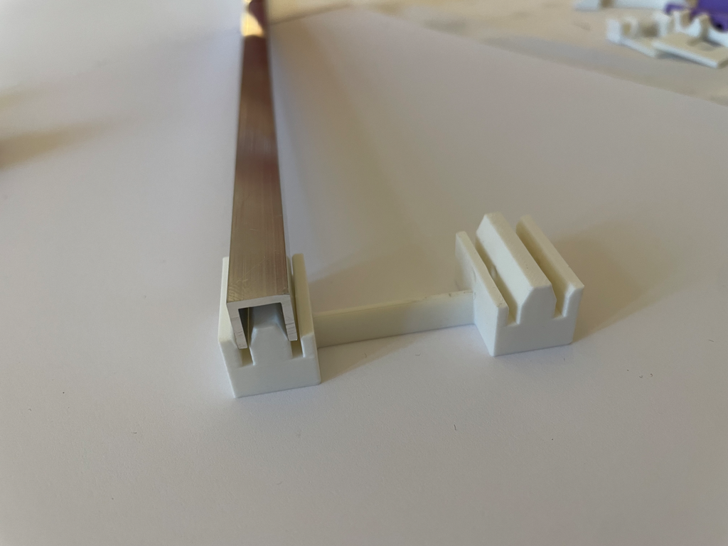 Brick compatible track system