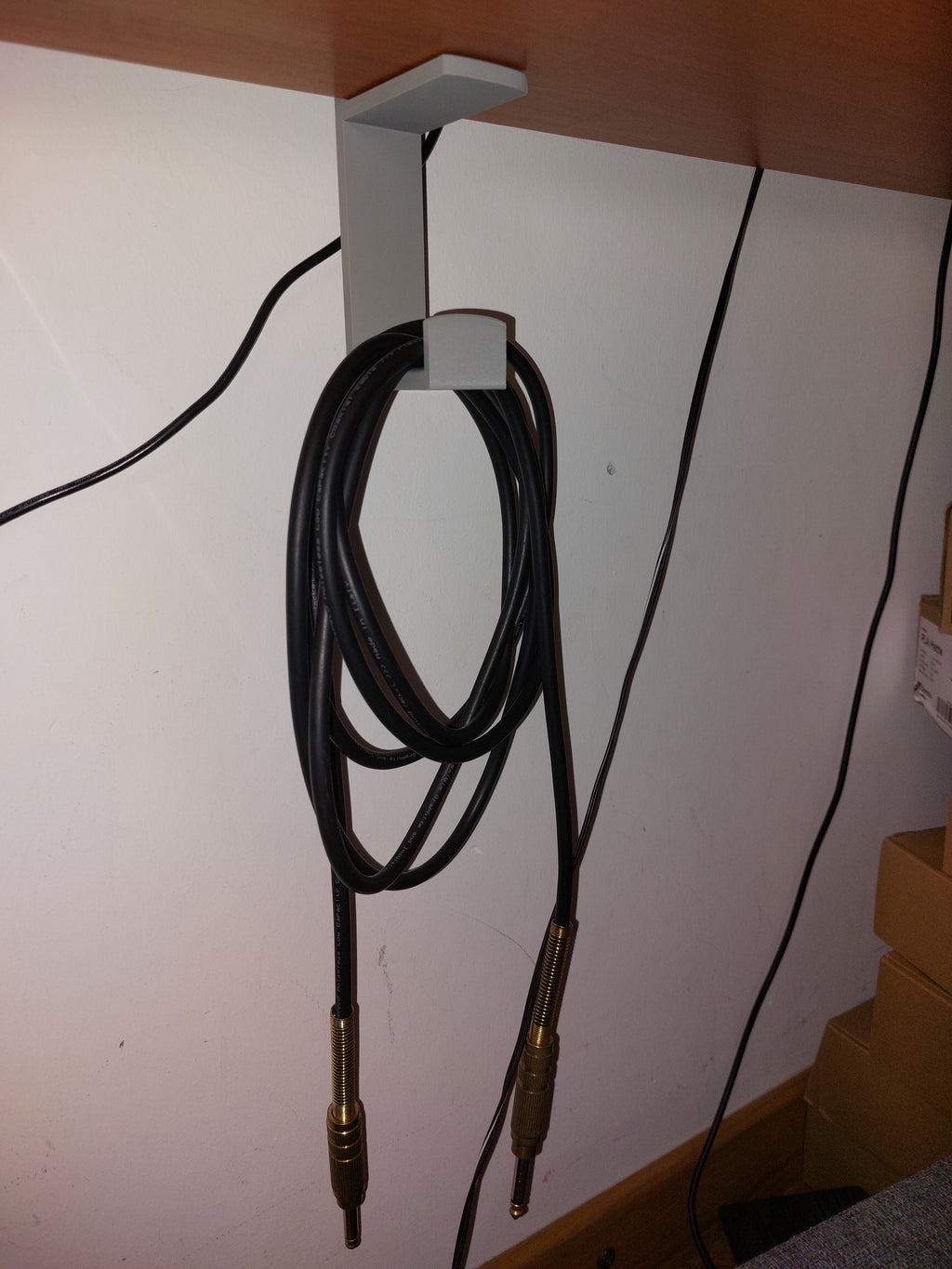 Shelf cable holder