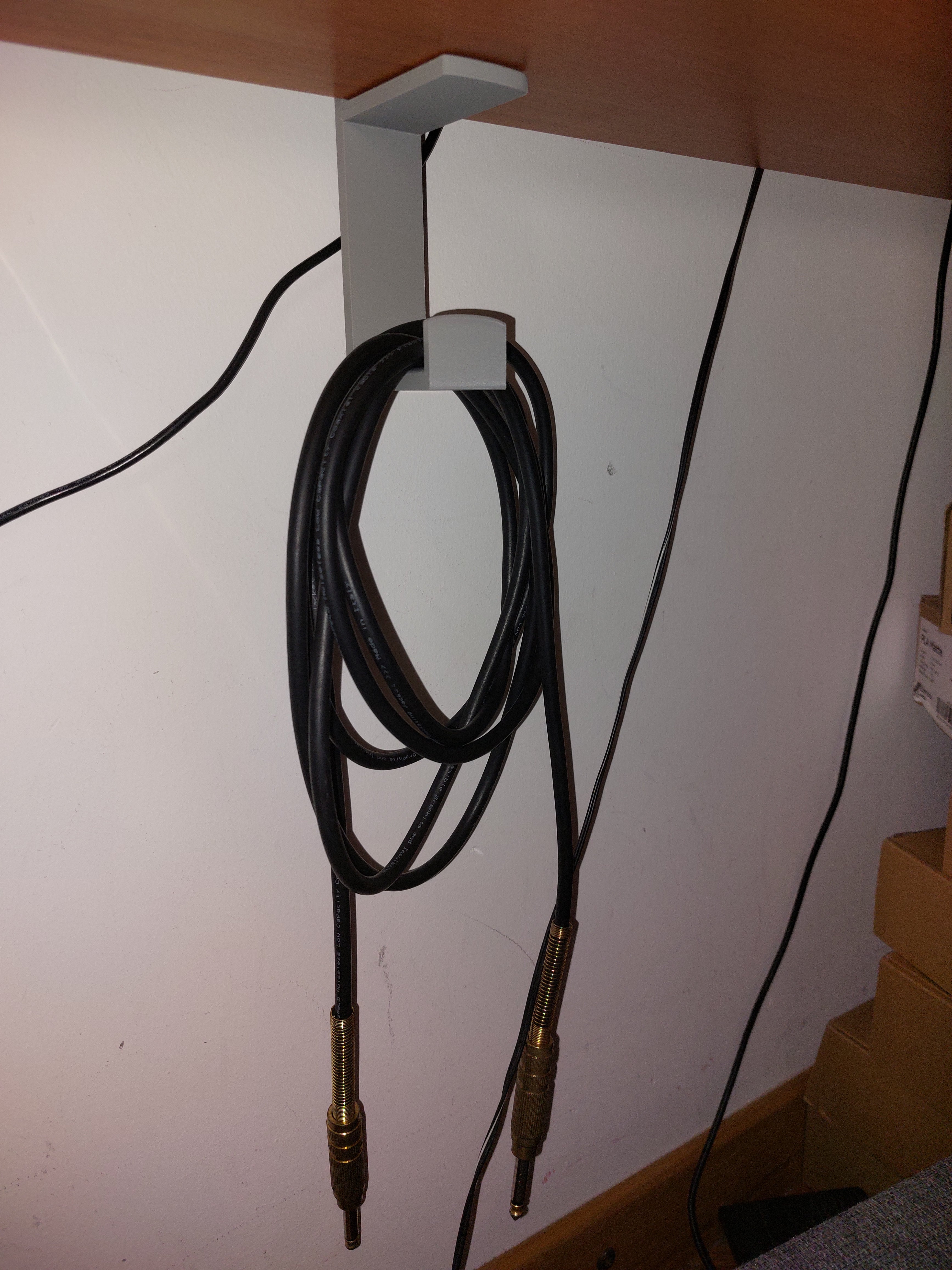 Shelf cable holder