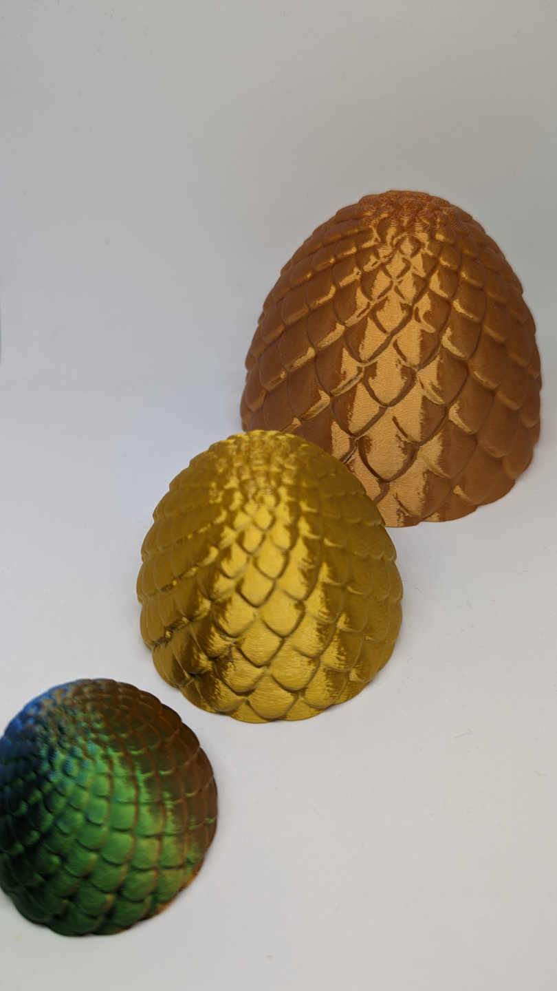 Threaded Dragon Egg Matryoshka - Easter decoration