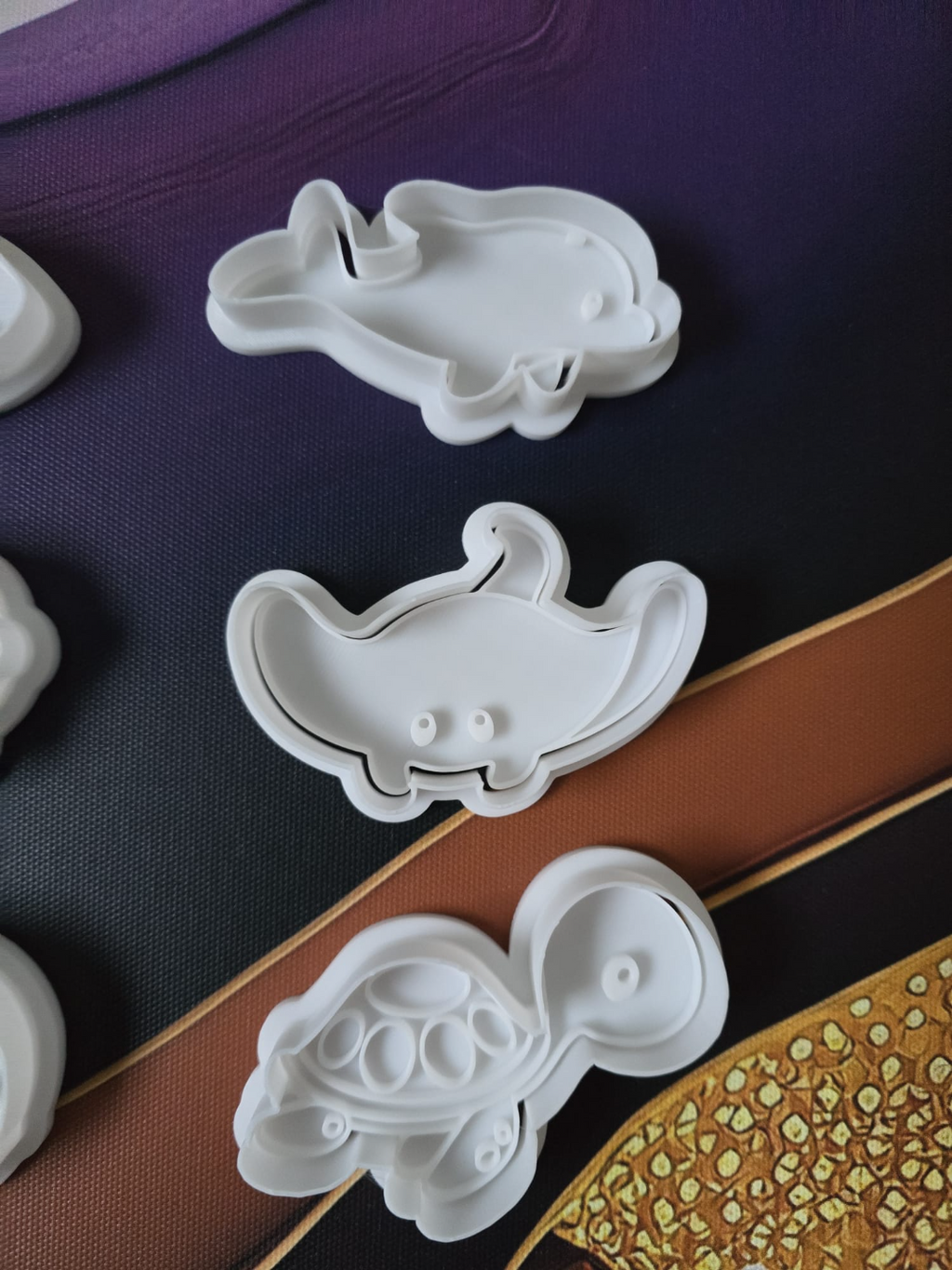 Sea Animal Fish Baking Cookie Cutter Stamp Tool