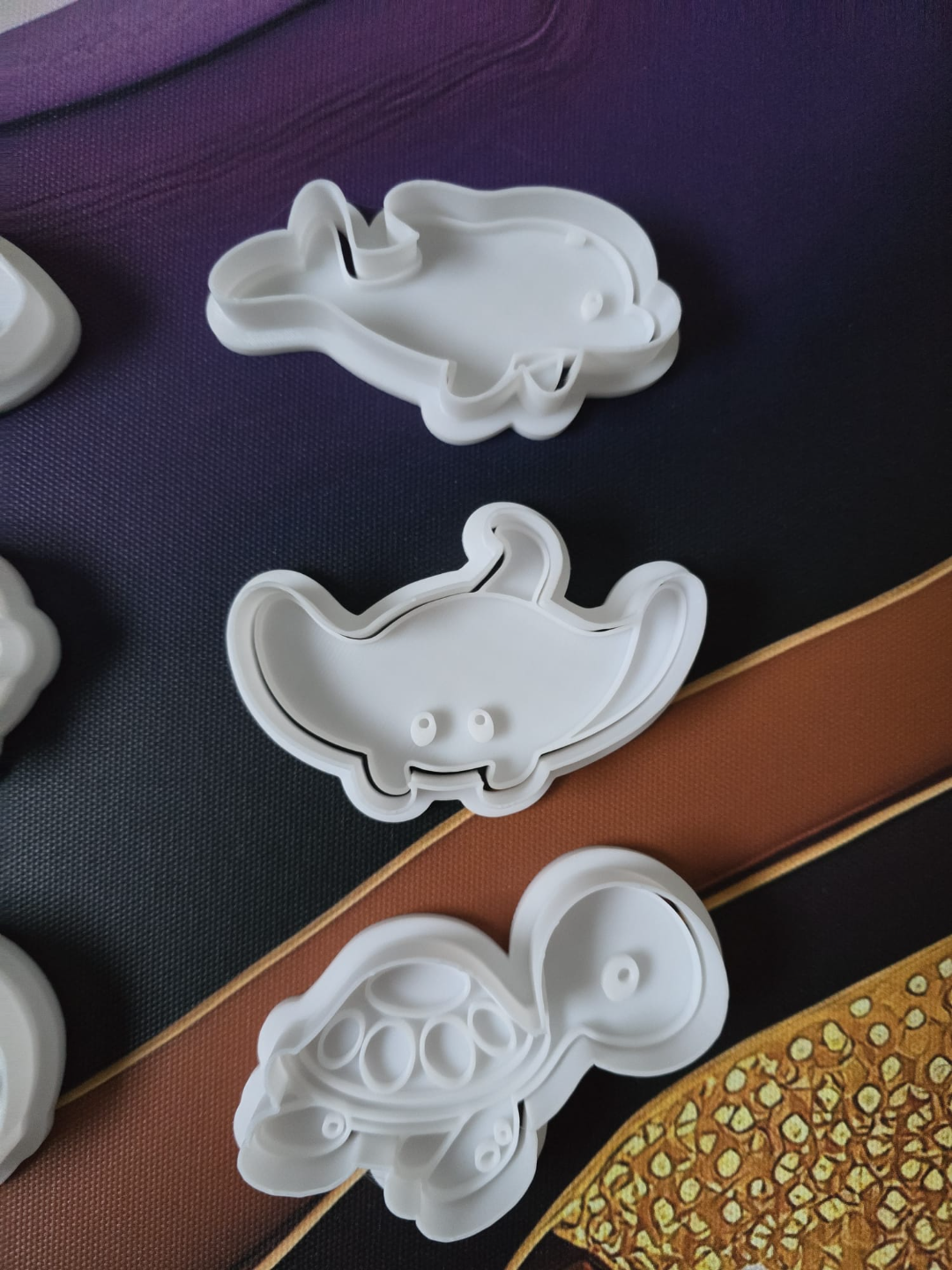 Sea Animal Fish Baking Cookie Cutter Stamp Tool