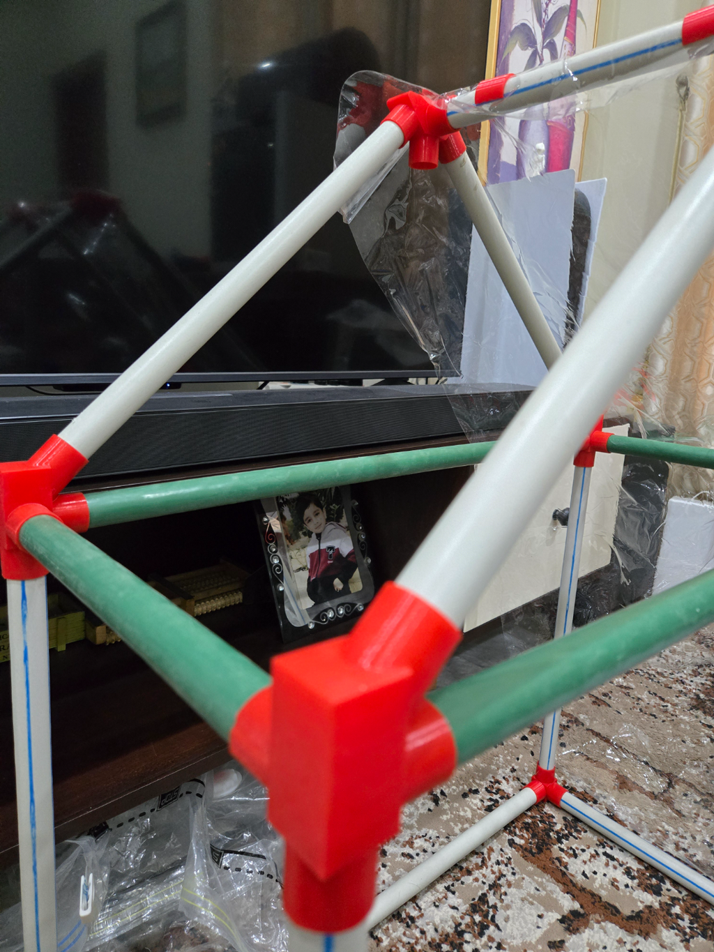 Build Structure for PVC Pipe 20mm for Greenhouse
