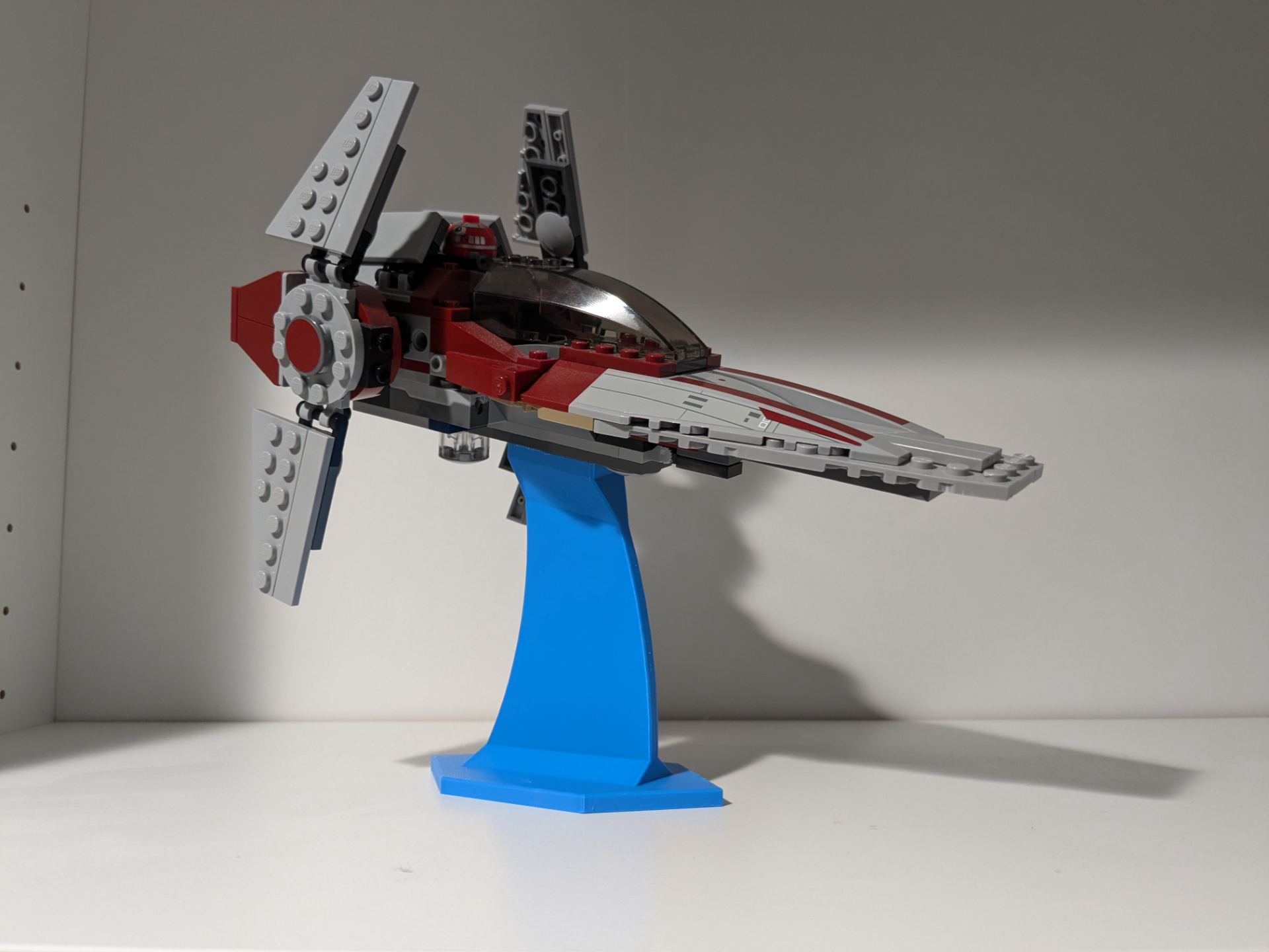 Angled Brick Ship Display Stand, Compound Angle