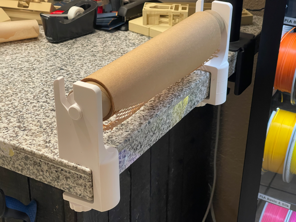 Honeycomb, Kraft, & Butcher Paper Roller w/ Clamps