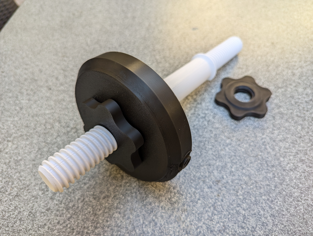 Adjustable Dumbbell Weight Set (water/sand fill)