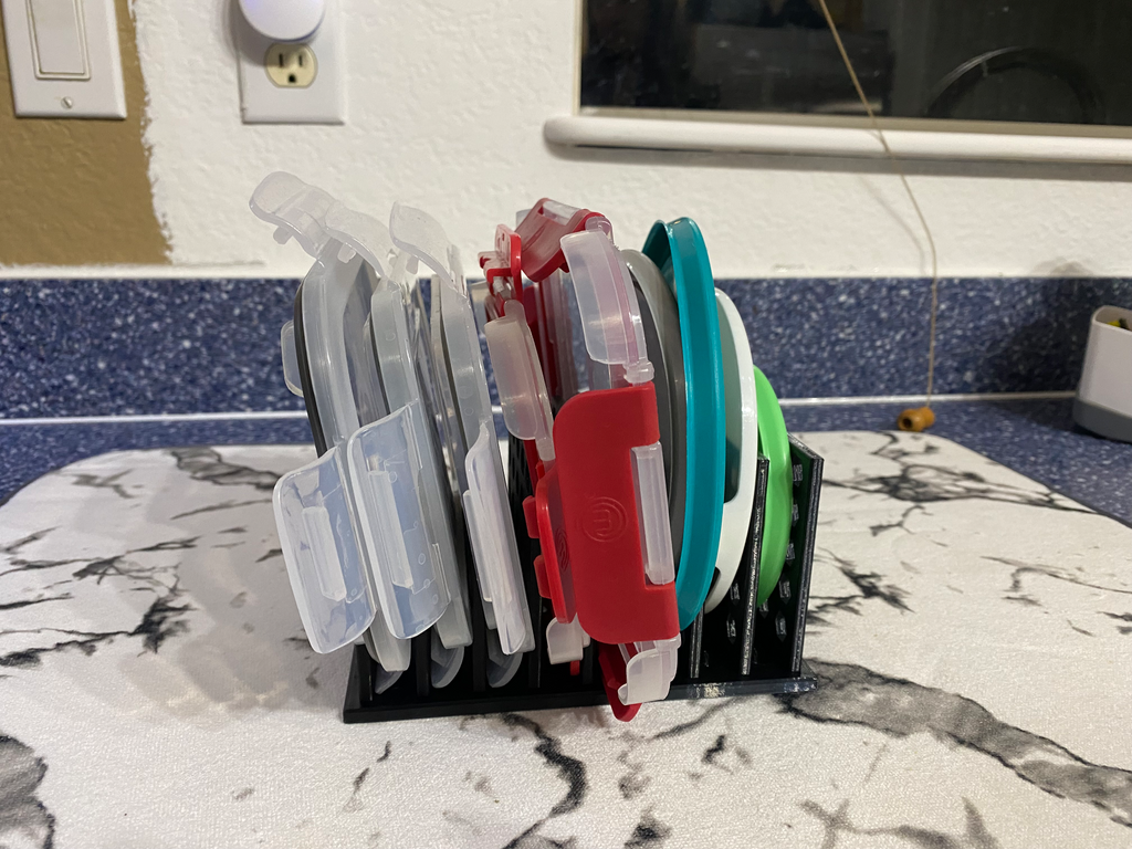 Container Cover Dual Purpose Rack - Organizer and Dryer