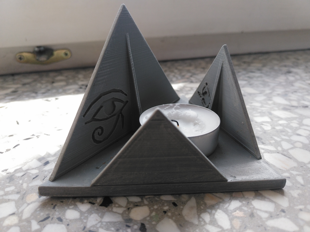 Pyramid Candle Stand