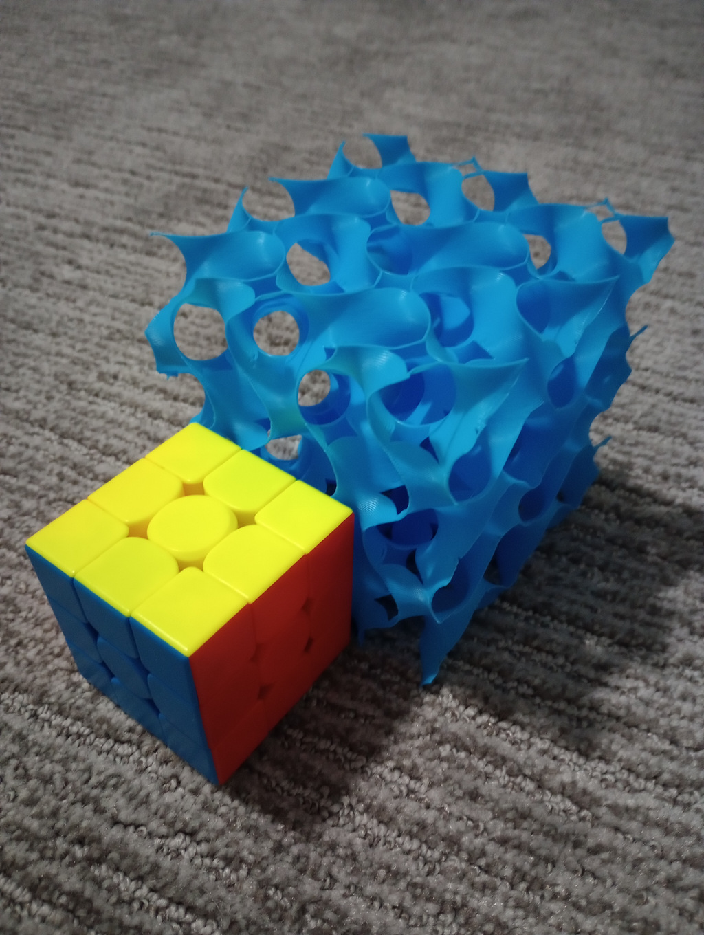 Gyroid Infill Cubes